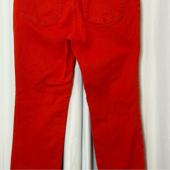 Boden Cambridge Ankle Skimmer Coral Orange Jeans 8L Preppy - Picture 9 of 13